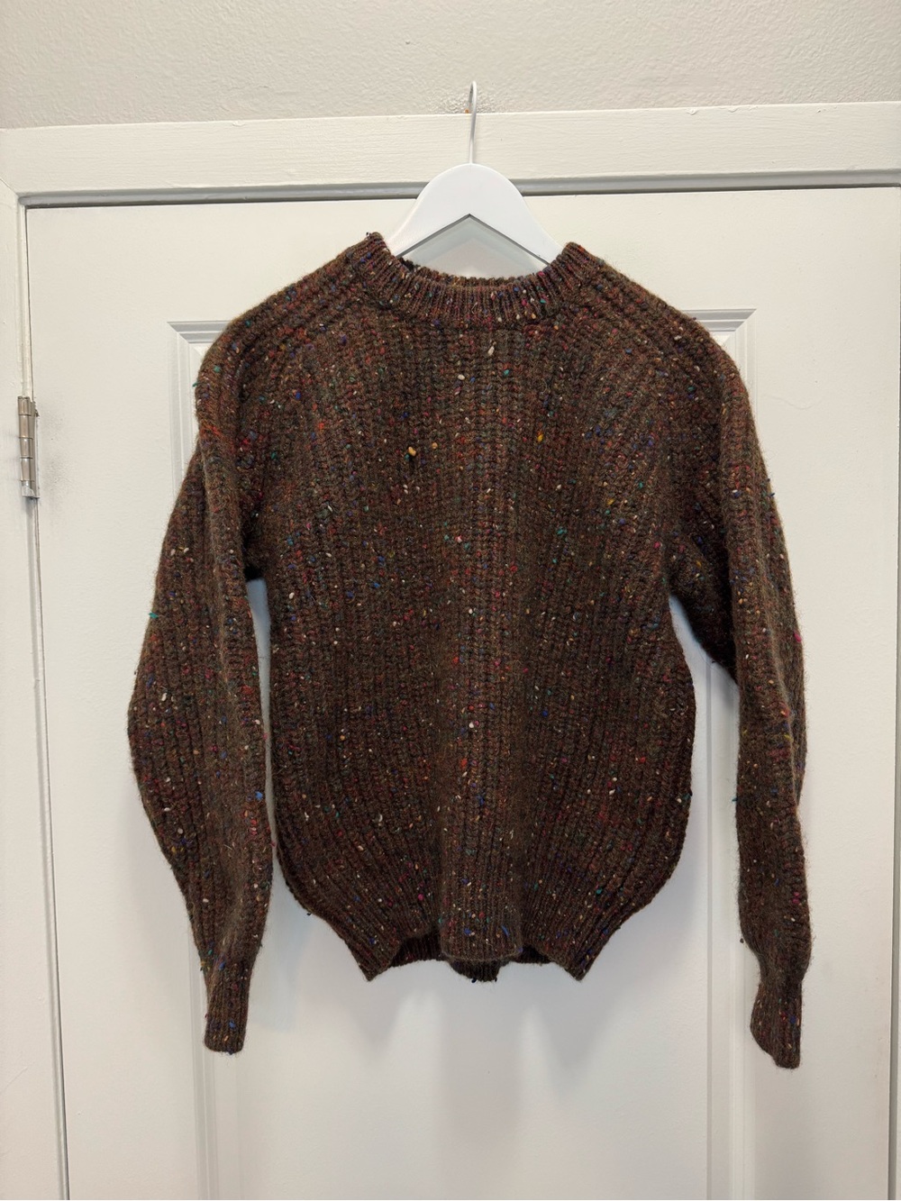 Vintage Gap Wool 100% Brown Crew Neck Pullover